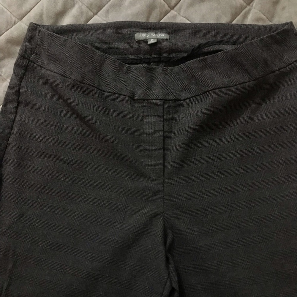 Erica Taylor.  Pull on slacks.